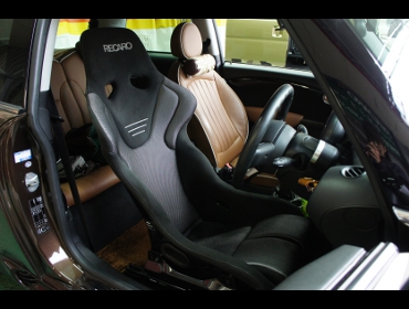 BMW�@MINI�@R56�@SV16�i2010�N10���j�@�Ɂ@RECARO�i���J���j�@RS-G�@GK�@BK/SIL�@�V�[�g�q�[�^�[�t���@����