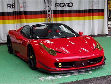 �t�F���[���@458�X�p�C�_�[�@�Ɂ@RECARO�i���J���j�@RS-G�@CL�@����