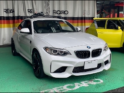 BMW�@M2�@CBA-IH30�i2017�N�j�@�Ɂ@RECARO�i���J���j�@RS-G�@GK�@BK/SIL�@�V�[�g�q�[�^�[�t���@����