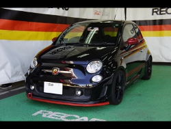 ABARTH�@500�i2011�N�j�@�Ɂ@RECARO�i���J���j�@SR-7F�@KK100�@BK�@����