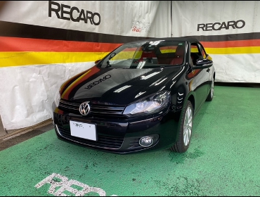 VW�@�S���t6�@1KCAVK�i2011�N�j�@�Ɂ@RECARO�i���J���j�@SR-6�@KK100S�@RED�@����