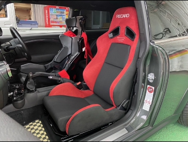 BMW�@�~�j�N�[�p�[S�@R56�i2011�N�j�@�Ɂ@RECARO�i���J���j�@PRO�@RACER�@RMS�@2700G�@���@SR-7�@GU100�@RED�@����