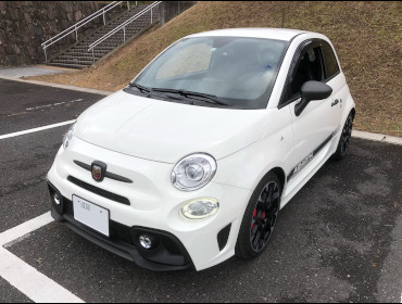 ABARTH�@595�@�R���y�@���n���h���@MT�ԁi2019�N�j�@�Ɂ@RECARO�i���J���j�@SR-6�@KK100S�@BK�@����