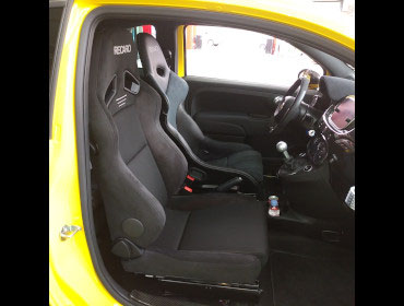 ABARTH�@595�@�R���y�e�B�c�H�[�l�i2020�N�j�@�Ɂ@RECARO�i���J���j�@RS-G�@CL�@���@SR-7F�@GU100�@BK�@����