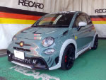 ABARTH�@�A�o���g695�Z�b�^���^�A�j���F���T�[���I�@ABA-31214T�i2020�N�j�@�Ɂ@RECARO�i���J���j�@SR-7�@KK100�@BK�@����