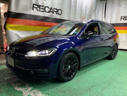 VW�@�S���t�@���@���A���g�@ABA-AUCHP�i2017�N�j�@�Ɂ@RECARO�i���J���j�@�N���X�X�|�[�c�X�^�[CL210H�@BK�@�~���E�@����