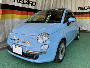 �t�B�A�b�g�@FIAT500�@ABA-31209�i2013�N�j�@�Ɂ@RECARO�i���J���j�@�G���S���hMV�@BK�@����
