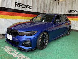 BMW�@330i�@M�X�|�[�c�@G20�i2020�N�j�@�Ɂ@RECARO�i���J���j�@SR-7�@GU100H�@BK�@�V�[�g�q�[�^�[�t���@����