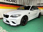 BMW�@M2�@F87�i2016�N�j�@�Ɂ@RECARO�i���J���j�@TS-G�@GK�@BK/�u���[�@�V�[�g�q�[�^�[�t���@����