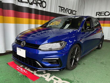 VW�@�S���t7R�@AUDJHF�i2017�N�j�@�Ɂ@RECARO�i���J���j�@�X�|�[�c�X�^�[�@GK100H�@BK/�u���[�@���@�N���X�X�|�[�c�X�^�[�@GK100H�@BK/�u���[�@����