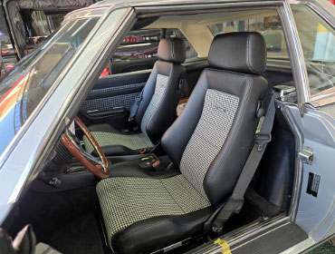 �����Z�f�X�x���c�@380SL�@R107�@E-107045�i1985�N�j�@�Ɂ@RECARO�i���J���j�@CLASSIC�@LX�@�y�s�^�@�~���E�@����