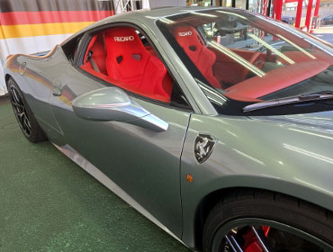 �t�F���[��458�C�^���A�@F142�@�Ɂ@RECARO�i���J���j�@RS-GS�@RED�@�~���E�@����