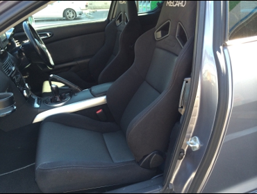 RECARO�i���J���V�[�g�j�@MAZDA�@RX-8�@SE3P�Ƀ��J���@SR-7 SK100�@BK/SIL�@���@SR-7F SK100�@BK/SIL�@����