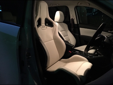 RECARO�i���J���V�[�g�j�@MAZDA�@CX-5��RECARO�i���J���j�@New�@�X�|�[�c�X�^�[LL100H���U�[SE�@���i�V���o�[�X�e�b�`/�V���o�[���u���b�N���C���j�@����