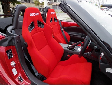 RECARO�i���J���V�[�g�j�@MAZDA�@���[�h�X�^�[�@ND5RC�Ƀ��J���@SR-7 KK100�@RED�@���@SR-7F KK100�@RED�@����