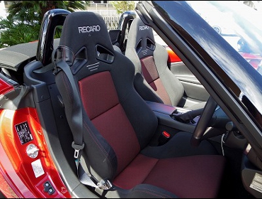 RECARO�i���J���V�[�g�j�@MAZDA�@���[�h�X�^�[�@ND��RECARO�i���J���j�@SR-7 GK100H �V�[�g�q�[�^�[�t���@BK/RED�@���@SR-7F�@GK100�@BK/RED�@�W���X�s�[�J�[���s�A�m�u���b�N�X�s�[�J�[�J�o�[�@����