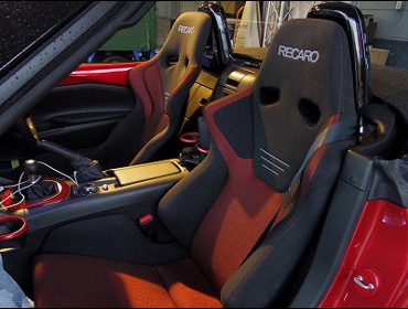 RECARO�i���J���V�[�g�j�@MAZDA�@���[�h�X�^�[�@ND5RC�Ƀ��J���@RS-G�@GK�V�[�g�q�[�^�[�t���@BK/RED�@���@SR-6 GK100S�V�[�g�q�[�^�[�t���@BK/RED�@����