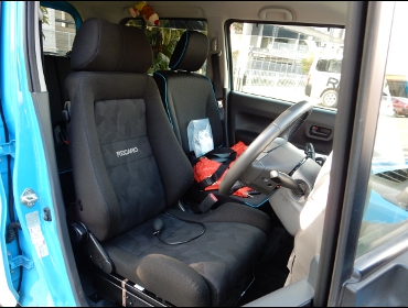 RECARO�i���J���V�[�g�j�@MAZDA�@�t���A�@�N���X�I�[�o�[�@MJ34�Ƀ��J���@�G���S���hD�@�V�[�g�q�[�^�[�t���@BK�@����