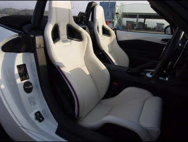 RECARO�i���J���V�[�g�j�@MAZDA�@ND���[�h�X�^�[�@ND5RC�Ƀ��J���@�X�|�[�c�X�^�[LL100H���U�[SE�@WH���U�[/BL�X�e�b�`�@���@�N���X�X�|�[�c�X�^�[LL100H���U�[SE�@WH���U�[/BL�X�e�b�`�@����