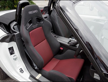 RECARO�i���J���V�[�g�j�@MAZDA�@���[�h�X�^�[�@ND�Ƀ��J���@SR-7�@GK100�@BK/RED�@�V�[�g�o�b�N�o�[�J�o�[�i�s�A�m�u���b�N�j�@����