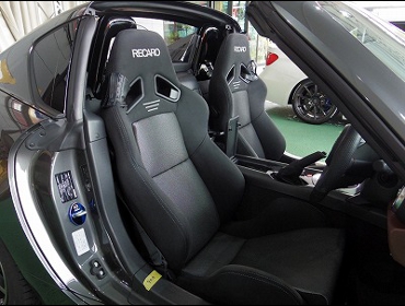 RECARO�i���J���V�[�g�j�@MAZDA�@���[�h�X�^�[RF�@NDERC�@�Ƀ��J���@SR-7�@GK100�@�V�[�g�q�[�^�[�t���@BK/SIL�@���@SR-7F�@GK100�@�V�[�g�q�[�^�[�t���@BK/SIL�@�V�[�g�o�b�N�o�[�J�o�[�i�s�A�m�u���b�N�j�@����