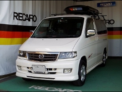 RECARO�i���J���V�[�g�j�@MAZDA�@�{���S�t�����f�B�@SGEW�@�Ɂ@RECARO�i���J���j�@SR-7�@GK100�@BK/BK�@�V�[�g�q�[�^�[�t���@����