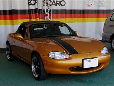 MAZDA�@���[�h�X�^�[�@NB6C�@�Ɂ@RECARO�i���J���j�V�[�g����