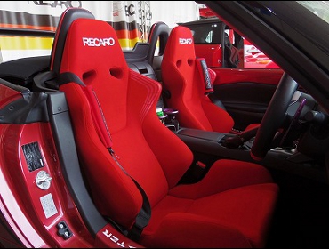RECARO�i���J���V�[�g�j�@MAZDA�@���[�h�X�^�[�@ND5RC�i2015�N�j�@�Ɂ@���J���@SR-6�@KK100S�@RED�@�~2�r�@����