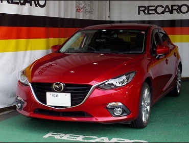 MAZDA�@�A�N�Z���X�|�[�c�@BMEFS�i2014�N�j�@�Ɂ@RECARO�i���J���j�@SR-7�@KK100�@BK�@����
