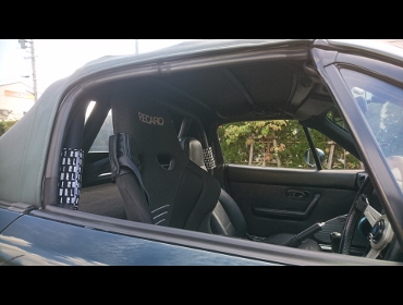 RECARO�i���J���V�[�g�j�@MAZDA�@���[�m�X���[�h�X�^�[�@NA8C�@VR�@���~�e�b�h�R���r�l�[�V����B�i1996�N�j�@�Ɂ@RECARO�i���J���j�@TS-G�@GK�@BK/BK�@����