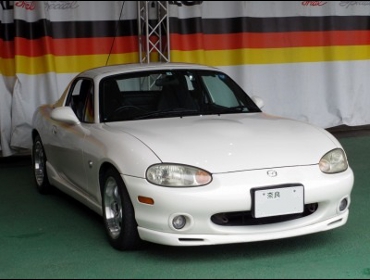 MAZDA�@���[�h�X�^�[�@NB8C�i1998�N�j�@�Ɂ@RECARO�i���J���j�@RS-G�@GK�@BK/SIL�@����