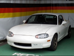MAZDA�@���[�h�X�^�[�@NB8C�i1998�N�j�@�Ɂ@RECARO�i���J���j�@RS-G�@GK�@BK/BK�@����