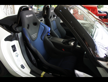 MAZDA�@���[�h�X�^�[�@ND5�i2015�N�j�@�Ɂ@RECARO�i���J���j�@RS-G�@GK�@BK/�u���[�@���@SR-7F�@GK100�@BK/�u���[�@���@�V�[�g�o�b�N�o�[�J�o�[�@�s�A�m�u���b�N�@����
