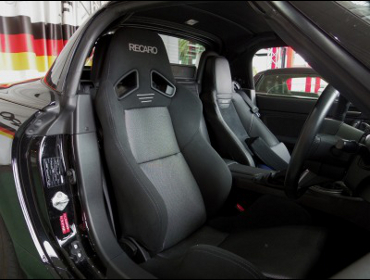 MAZDA�@���[�h�X�^�[�@NCEC�i2012�N�j�@�Ɂ@RECARO�i���J���j�@SR-7�@GK100�@BK/SIL�@�V�[�g�q�[�^�[�t���@����