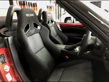 MAZDA�@���[�h�X�^�[�@ND5RC�i2019�N�j�@�Ɂ@RECARO�i���J���j�@SR-7F�@GK100�@BK/SIL�@�V�[�g�q�[�^�[�t���@�~���E�@����