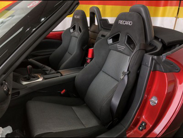 MAZDA�@���[�h�X�^�[�@ND5RC�i2019�N�j�@�Ɂ@RECARO�i���J���j�@SR-7F�@GK100�@BK/SIL�@�V�[�g�q�[�^�[�t���@�~���E�@����