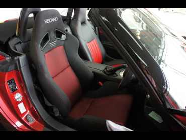 MAZDA�@���[�h�X�^�[�@ND5RC�@�Ɂ@RECARO�i���J���j�@SR-7�@GK100�@BK/RED�@�V�[�g�q�[�^�[�t���@����