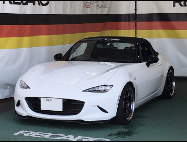 MAZDA�@���[�h�X�^�[�@ND5�i2017�N�j�@�Ɂ@RECARO�i���J���j�@RS-G�@GK�@BK/SIL�@���@SR-7�@����