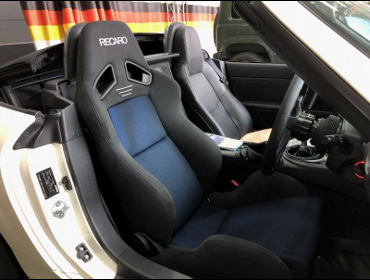 MAZDA�@���[�h�X�^�[�@NCEC�i2009�N�j�@�Ɂ@RECARO�i���J���j�@SR-7 GK100�@BK/�u���[�@�V�[�g�q�[�^�[�t���@����