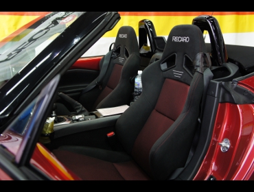 MAZDA�@���[�h�X�^�[�@ND5RC�i2015�N�j�@�Ɂ@RECARO�i���J���j�@SR-7�@GK100�@BK/RED�@�V�[�g�q�[�^�[�t���@���@SR-7F�@GK100�@BK/RED�@�V�[�g�q�[�^�[�t���@����