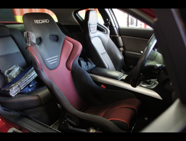MAZDA�@RX-8�@SE3P�i2008�N�j�@�Ɂ@RECARO�i���J���j�@RS-G�@GK�@BK/RED�@����
