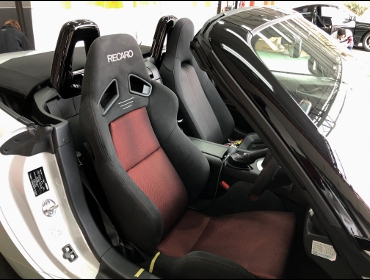 MAZDA�@���[�h�X�^�[ ND�@�Ɂ@RECARO�i���J���j�@SR-7�@GK100�@BK/RED�@�V�[�g�q�[�^�[�t���@����