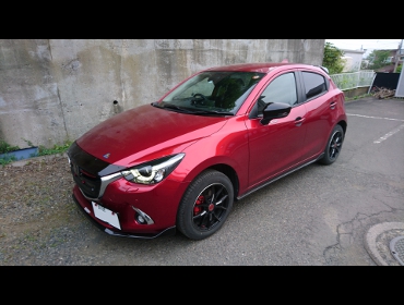 MAZDA�@�f�~�I�@DJ�@�Ɂ@RECARO�i���J���j�@SR-7�@GU100H�@�u���E���@�V�[�g�q�[�^�[�t���@����