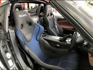 MAZDA�@���[�h�X�^�[�@RF�@NDERC�i2016�N�j�@�Ɂ@RECARO�i���J���j�@TS-G�@GK�@BK/�u���[�@���@SR-7F�@GK100�@BK/�u���[�@����