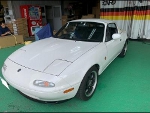 MAZDA�@���[�h�X�^�[�@NA8C�i1993�N�j�@�Ɂ@RECARO�i���J���j�@TS-G�@GK�@BK/�u���[�@����