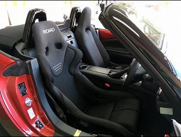 MAZDA�@ND���[�h�X�^�[�@�i2019�N�j�@�Ɂ@RECARO�i���J���j�@TS-G�@GK�@BK/BK�@����