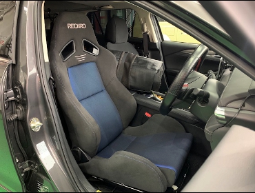 MAZDA�@�A�e���U���S���@GJ�i2019�N�j�@�Ɂ@RECARO�i���J���j�@SR-7�@GK100H�@BK/�u���[�@�V�[�g�q�[�^�[�t���@����