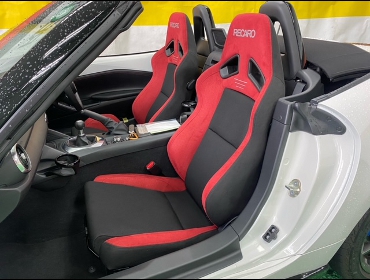 MAZDA�@���[�h�X�^�[�@ND5RC�i2017�N�v�j�@�Ɂ@RECARO�i���J���j�@SR-7�@GU100H�@RED�@���@SR-7F�@GU100H�@RED�@����