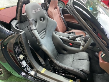 MAZDA�@���[�h�X�^�[�@ND5RC�i2017�N�j�@�Ɂ@RECARO�i���J���j�@RS-G�@CL�@�V�[�g�q�[�^�[�t���@���@�V�[�g�o�b�N�o�[�@�J�[�{���J�o�[�@����