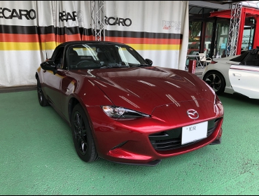 MAZDA�@���[�h�X�^�[�@ND5RC�i2021�N�j�@�Ɂ@RECARO�i���J���j�@TS-G�@GK�@BK/SIL�@�V�[�g�q�[�^�[�t���@���@�X�s�[�J�[�J�o�[�@�s�A�m�u���b�N�@����